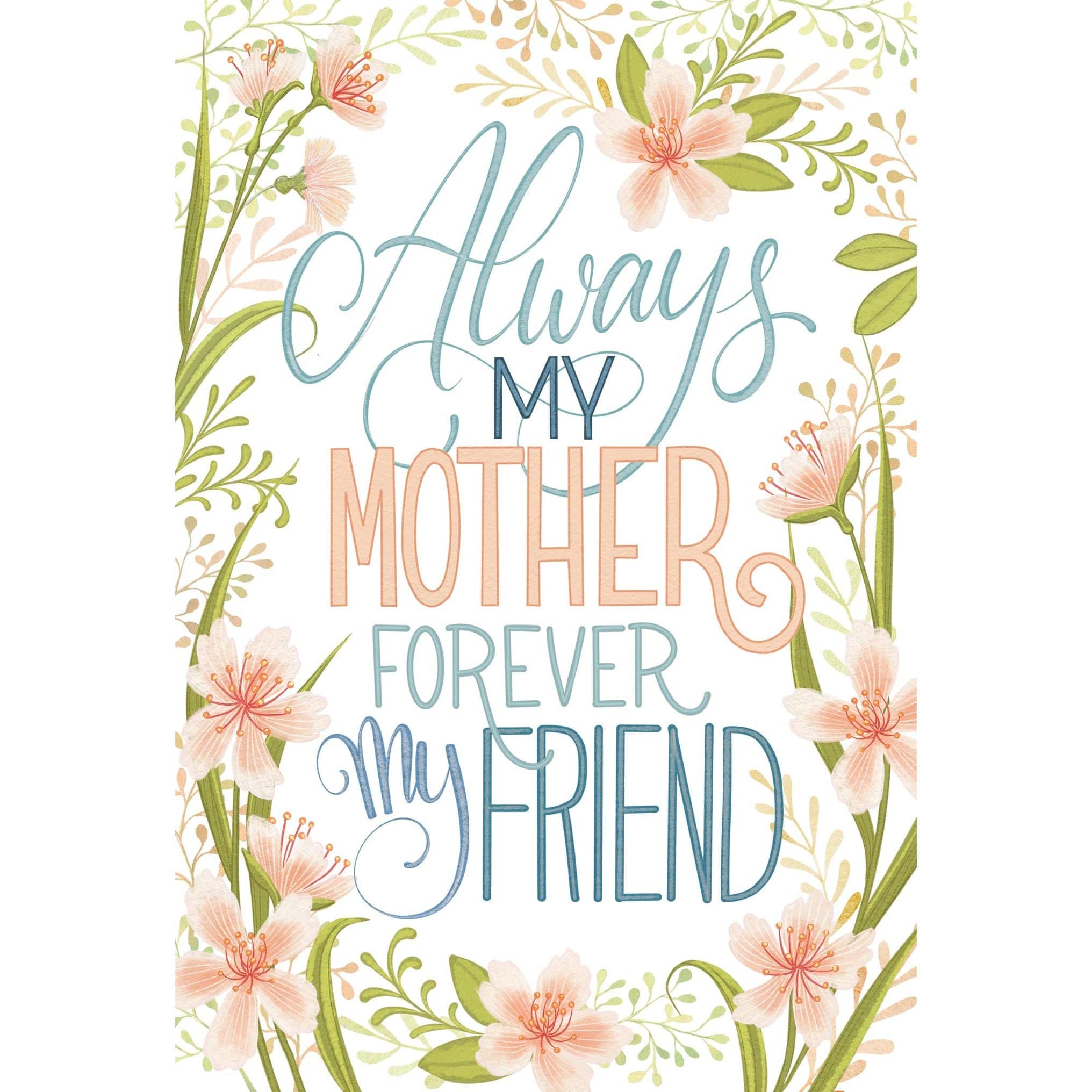 Pictura Forever My Friend Mother's Day card featuring floral design and heartfelt message for celebrating mothers.